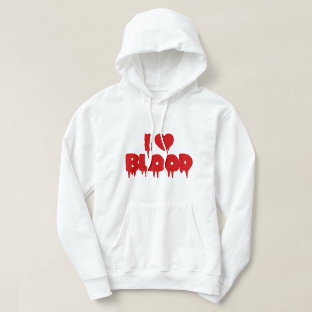 ICH HABE [LIEBE] BLUT HOODIE (Design vorne)