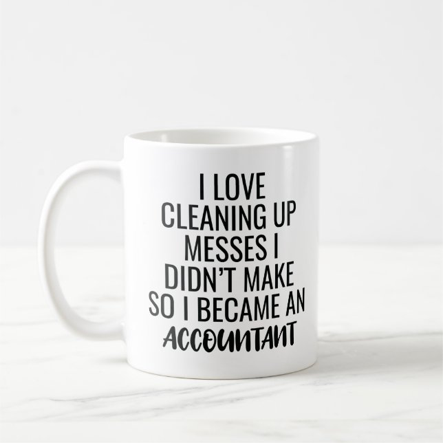 Ich habe Liebe, Dinge zu bereinigen, die ich nicht Kaffeetasse (Links)