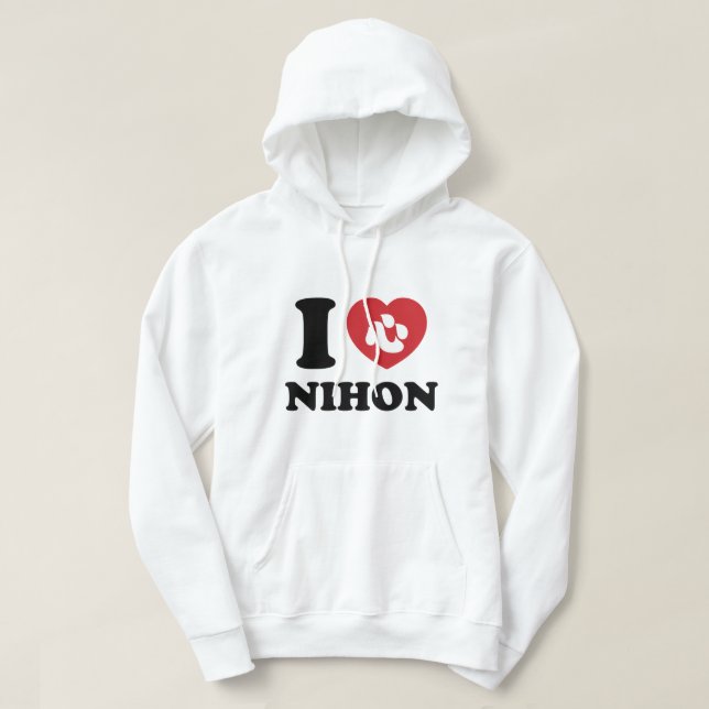 ICH HABE [LIEBE] NIHON HOODIE (Design vorne)