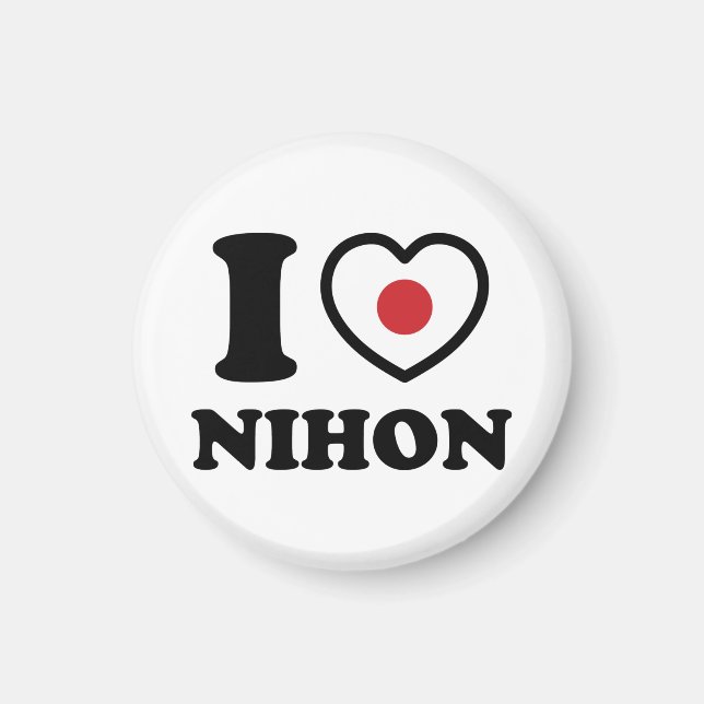 ICH HABE [LIEBE] NIHON MAGNET (Vorne)