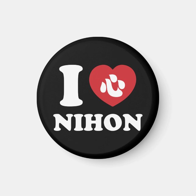 ICH HABE [LIEBE] NIHON MAGNET (Vorne)