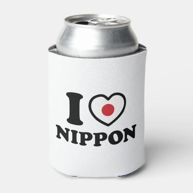 ICH HABE [LIEBE] NIPPON DOSENKÜHLER (Kanne Vorderseite)