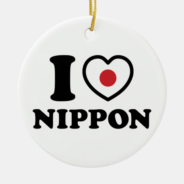 ICH HABE [LIEBE] NIPPON KERAMIK ORNAMENT (Vorne)