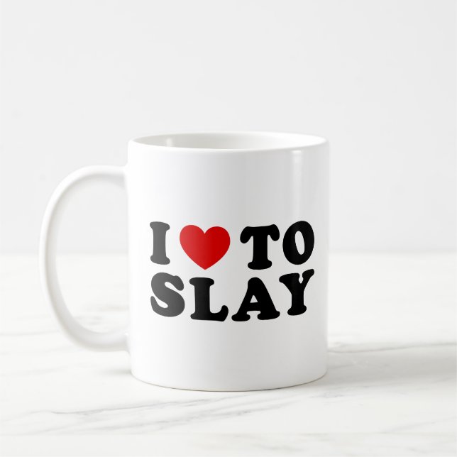 Ich habe Liebe zu spielen Kaffeetasse (Links)