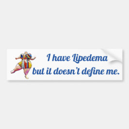 Ich habe Lipedema, aber es definiert mich nicht Autoaufkleber