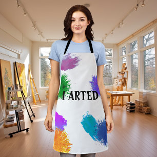 Ich habe lustige Malerei Kunst gemacht Künstler Ku Schürze