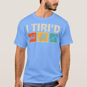 Ich habe lustiges Triathlon Radfahrer Schwimmer Tr T-Shirt
