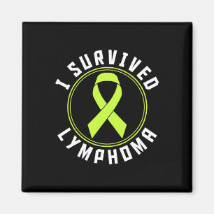 Ich habe Lymphom überlebt Awareness Magnet