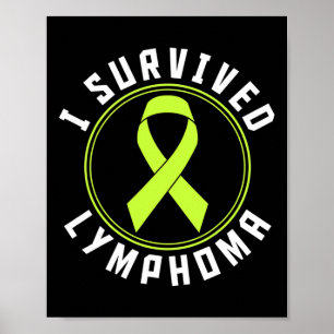 Ich habe Lymphom überlebt, Awareness Poster