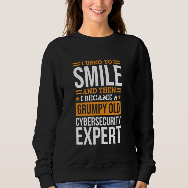 Ich habe mal einen Experten für Computersicherheit Sweatshirt (Vorderseite)
