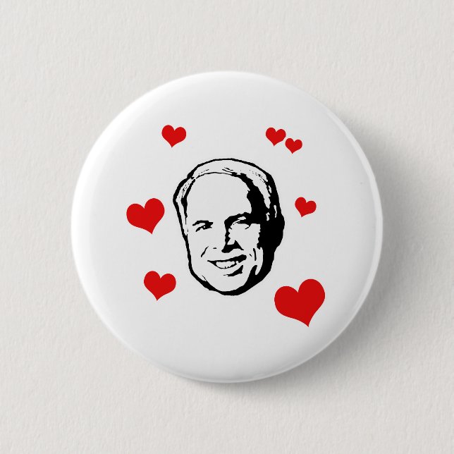 ICH HABE MCCAIN T - SHIRT BUTTON (Vorderseite)
