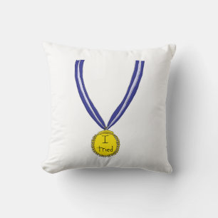 Ich habe Medaille getestet Kissen