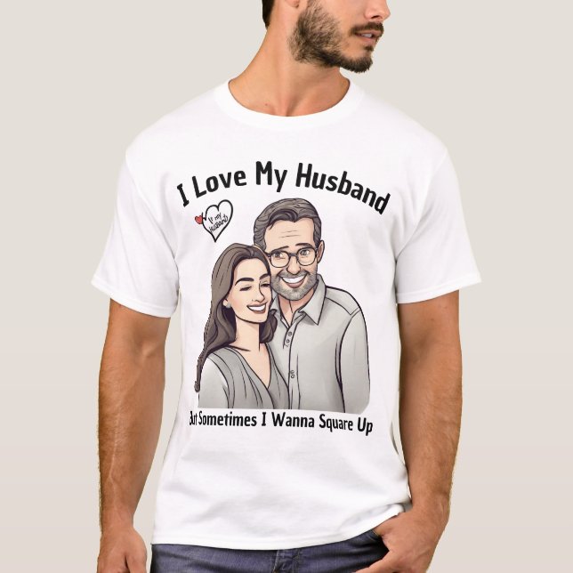 Ich habe mein Ehemann Liebe, aber manchmal will ic T-Shirt (Vorderseite)