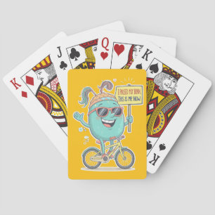 Ich habe mein Gehirn angehalten - das bin ich jetz Spielkarten