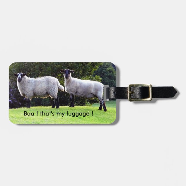 Ich habe mein Gepäck gefunden. Gepäckanhänger (Vorderseite horizontal)