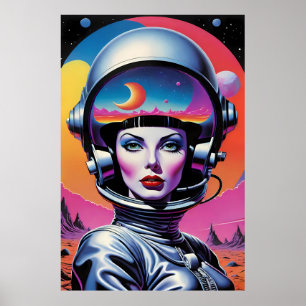 Ich habe mein Herz im Weltraum Links Poster