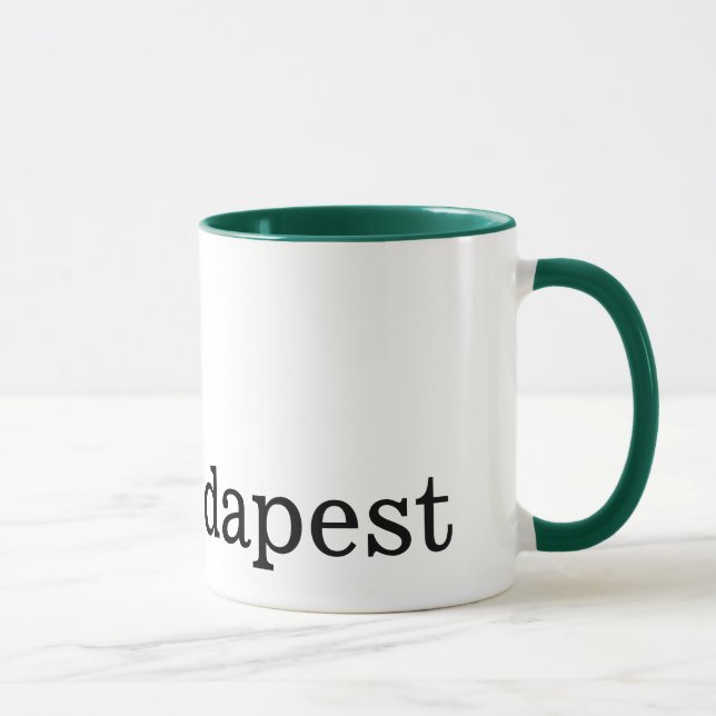 Ich habe mein Herz in Budapest links Tasse (Rechts)