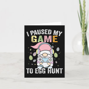 Ich habe mein Spiel auf Ei Jagd Ostern Gnome Gamer Karte
