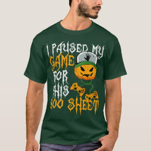 Ich habe mein Spiel für diesen Bootschild Pumpkin T-Shirt
