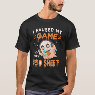 Ich habe mein Spiel für dieses Bootschild-Hallowee T-Shirt