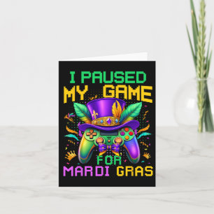 Ich habe mein Spiel für Mardi Gras Video Game Kont Karte