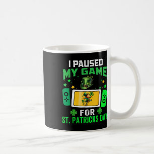 Ich habe mein Spiel für St Patricks Day Video Game Kaffeetasse