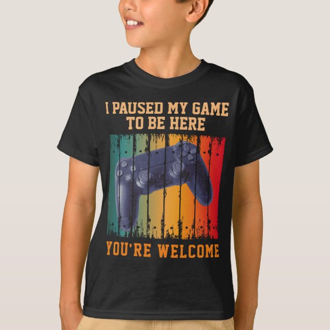 ICH HABE MEIN SPIEL GEFANGEN, HIER ZU SEIN, DASS S T-Shirt (Vorderseite)