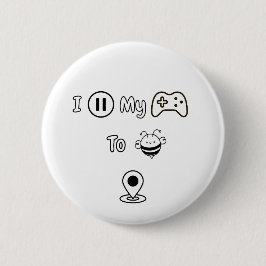 Ich habe mein Spiel hier gehalten - Funny Kids Edi Button