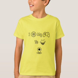 Ich habe mein Spiel hier gehalten - Funny Kids Edi T-Shirt