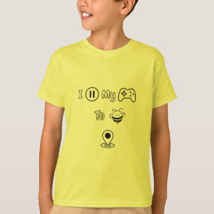 Ich habe mein Spiel hier gehalten - Funny Kids Edi T-Shirt