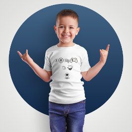 Ich habe mein Spiel hier gehalten - Funny Kids Edi T-Shirt