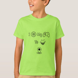 Ich habe mein Spiel hier gehalten - Funny Kids Edi T-Shirt