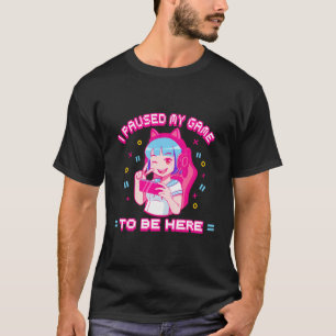 Ich habe mein Spiel hier gehalten - Gamer Anime Gi T-Shirt
