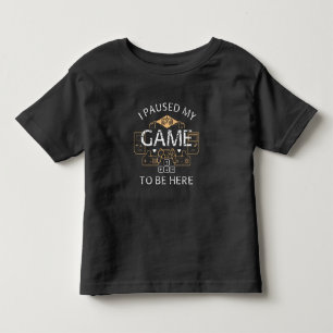 Ich habe mein Spiel hier gehalten Kleinkind T-shirt