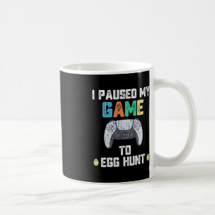Ich habe mein Spiel mit Eierjagd-Spielern gestoppt Kaffeetasse