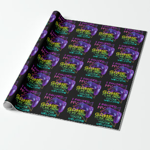 Ich habe mein Spiel pausiert, um hier zu sein, bit Geschenkpapier