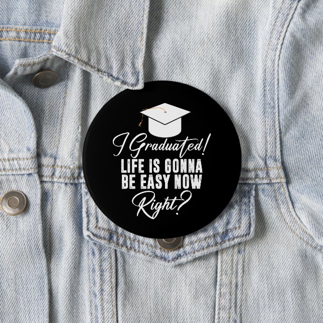 Ich habe mein Studium abgeschlossen und werde jetz Button (Beispiel)