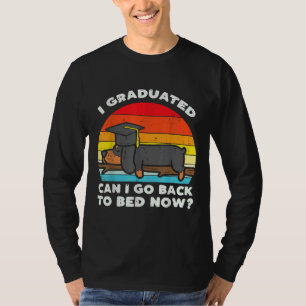 Ich habe mein Studium an der Bett-Dackel Hund Seni T-Shirt