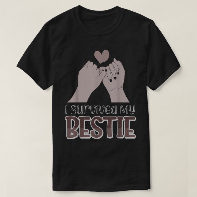 Ich habe meine Bestie 1225 überlebt T-Shirt (Design vorne)