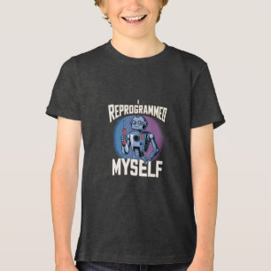 Ich habe meine eigene digitale Kunst neu programmi Tri-Blend Shirt