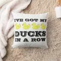 Ich habe meine Enten in einem Row Rubber Ducky Duc