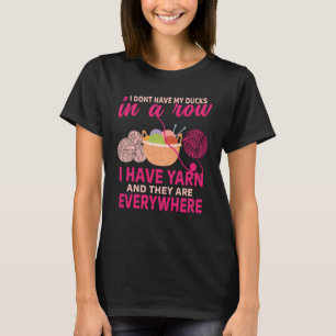 Ich habe meine Enten nicht in einer Reihe, ich hab T-Shirt