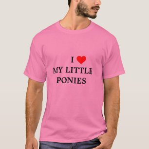 ICH HABE MEINE KLEINEN PONIEN-T - Shirt HERGESTELL