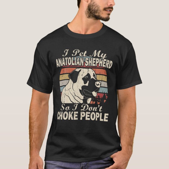 Ich habe meinen anatolischen Schäferhund gegessen, T-Shirt (Vorderseite)