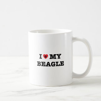 Ich habe meinen Beagle Kaffee-Tasse gehört Kaffeetasse