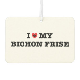 Ich habe meinen Bichon Frise Car Air Freshener geh Autolufterfrischer