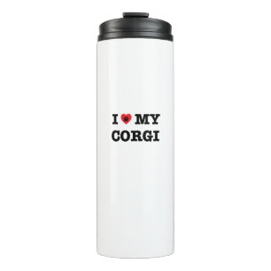 Ich habe meinen Corgi gehört Thermosbecher