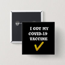 Ich habe meinen COVID-19-Impfstoff got. Button