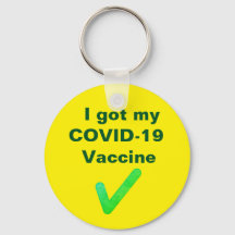 Ich habe meinen COVID-19-Impfstoff got. Button