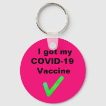 Ich habe meinen COVID-19-Impfstoff got. Button
